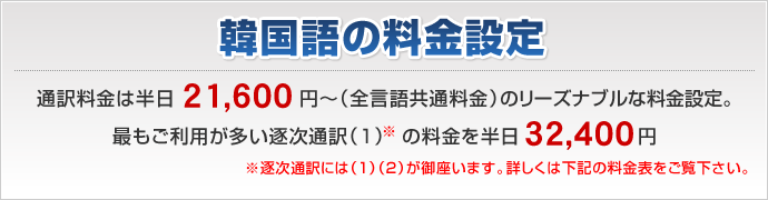 料金は半日21,600円～